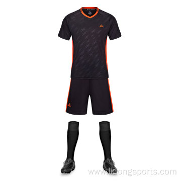 Custom football uniform wholesale cheap soccer jersey set